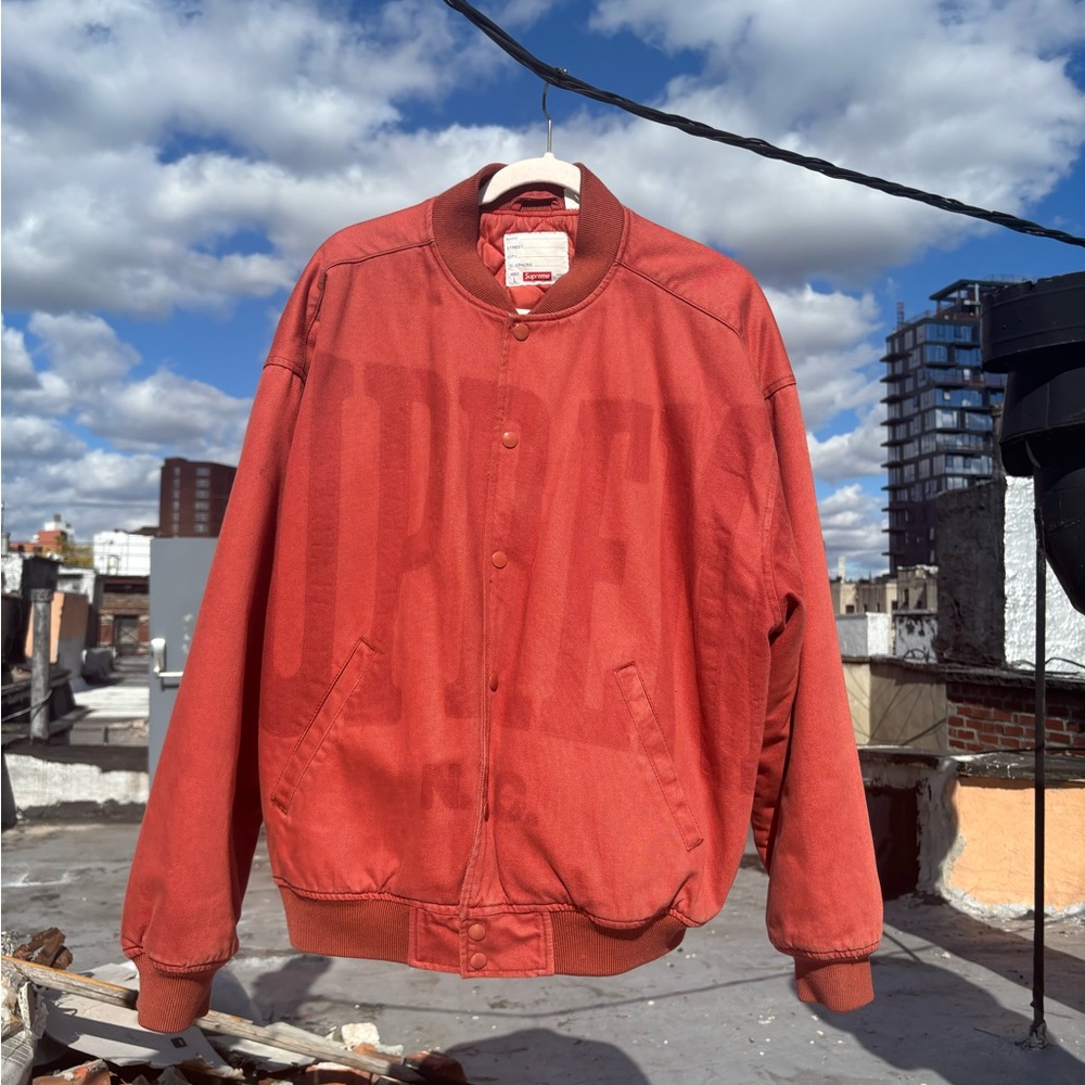 Men's Red Bomber Jacket